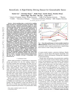 StereoCarla: A High-Fidelity Driving Dataset for Generalizable Stereo