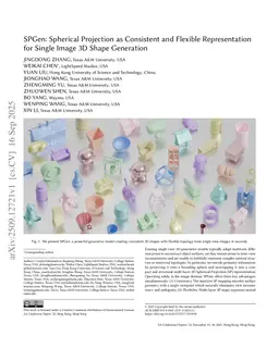 SPGen: Spherical Projection as Consistent and Flexible Representation for Single Image 3D Shape Generation