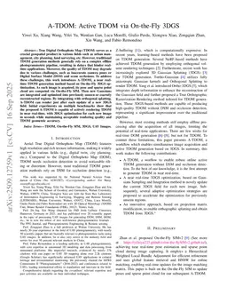 A-TDOM: Active TDOM via On-the-Fly 3DGS