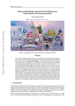 Hunyuan3D Studio: End-to-End AI Pipeline for Game-Ready 3D Asset Generation