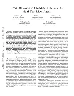 H$^2$R: Hierarchical Hindsight Reflection for Multi-Task LLM Agents
