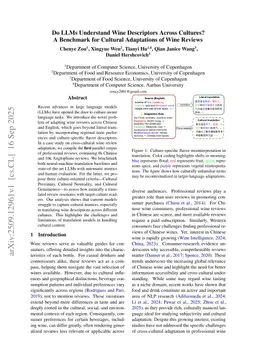 Do LLMs Understand Wine Descriptors Across Cultures? A Benchmark for Cultural Adaptations of Wine Reviews