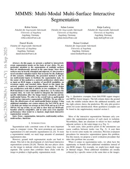 MMMS: Multi-Modal Multi-Surface Interactive Segmentation