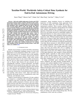 TeraSim-World: Worldwide Safety-Critical Data Synthesis for End-to-End Autonomous Driving