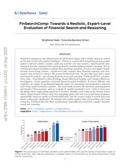 FinSearchComp: Towards a Realistic, Expert-Level Evaluation of Financial Search and Reasoning