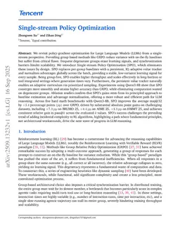 Single-stream Policy Optimization