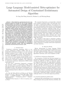Large Language Model Assisted Automated Algorithm Generation and Evolution via Meta-black-box optimization