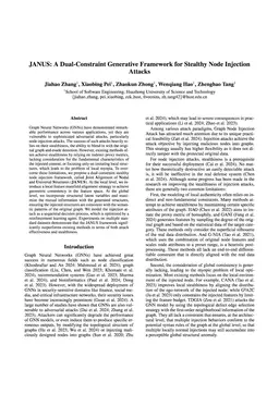 JANUS: A Dual-Constraint Generative Framework for Stealthy Node Injection Attacks