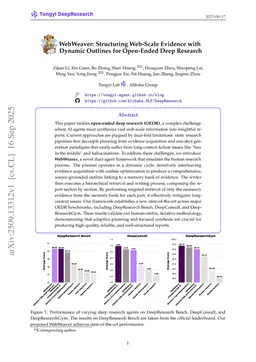 WebWeaver: Structuring Web-Scale Evidence with Dynamic Outlines for Open-Ended Deep Research