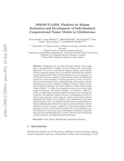 PREDICT-GBM: Platform for Robust Evaluation and Development of Individualized Computational Tumor Models in Glioblastoma