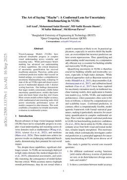 The Art of Saying "Maybe": A Conformal Lens for Uncertainty Benchmarking in VLMs