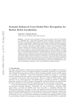Semantic-Enhanced Cross-Modal Place Recognition for Robust Robot Localization