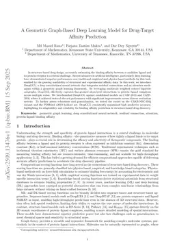 A Geometric Graph-Based Deep Learning Model for Drug-Target Affinity Prediction