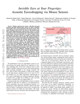 Invisible Ears at Your Fingertips: Acoustic Eavesdropping via Mouse Sensors