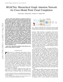 HGACNet: Hierarchical Graph Attention Network for Cross-Modal Point Cloud Completion