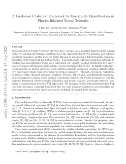 A Conformal Prediction Framework for Uncertainty Quantification in Physics-Informed Neural Networks