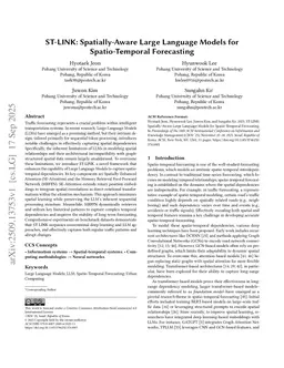 ST-LINK: Spatially-Aware Large Language Models for Spatio-Temporal Forecasting