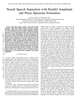 Neural Speech Separation with Parallel Amplitude and Phase Spectrum Estimation