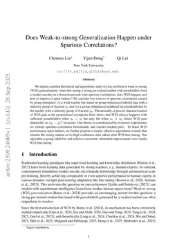 Does Weak-to-strong Generalization Happen under Spurious Correlations?
