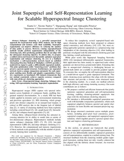 Joint Superpixel and Self-Representation Learning for Scalable Hyperspectral Image Clustering