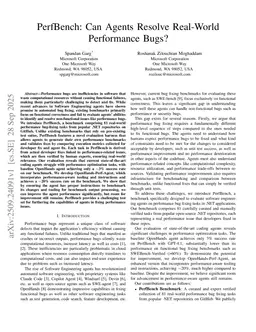 PerfBench: Can Agents Resolve Real-World Performance Bugs?