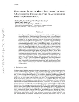 Generalist Scanner Meets Specialist Locator: A Synergistic Coarse-to-Fine Framework for Robust GUI Grounding
