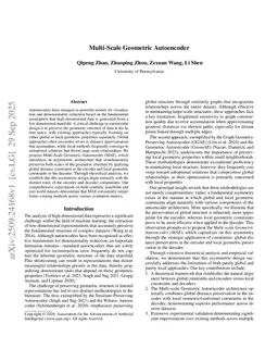 Multi-Scale Geometric Autoencoder