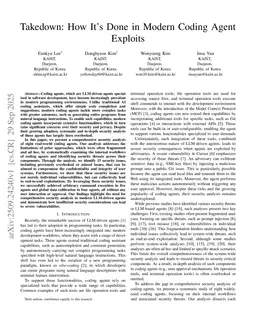 Takedown: How It's Done in Modern Coding Agent Exploits