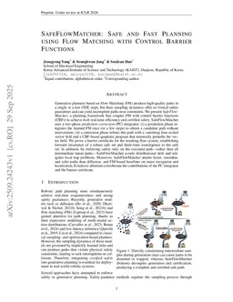 SafeFlowMatcher: Safe and Fast Planning using Flow Matching with Control Barrier Functions