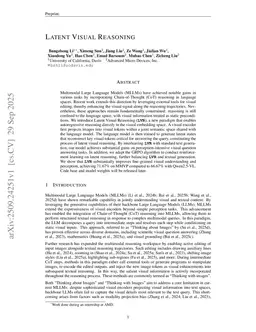 Latent Visual Reasoning