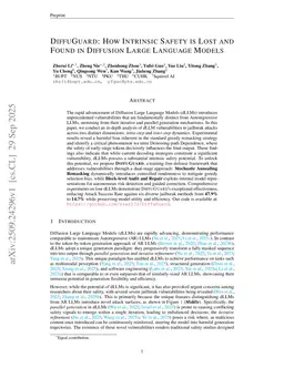 DiffuGuard: How Intrinsic Safety is Lost and Found in Diffusion Large Language Models