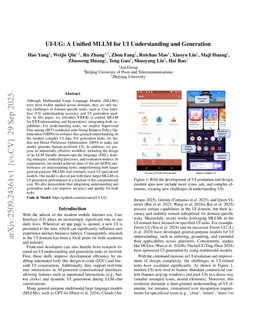 UI-UG: A Unified MLLM for UI Understanding and Generation