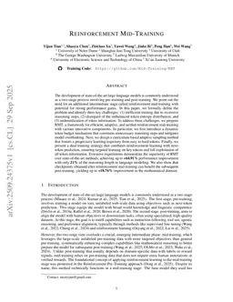 Reinforcement Mid-Training