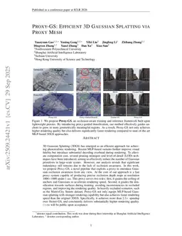 Proxy-GS: Efficient 3D Gaussian Splatting via Proxy Mesh