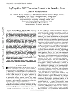 BugMagnifier: TON Transaction Simulator for Revealing Smart Contract Vulnerabilities