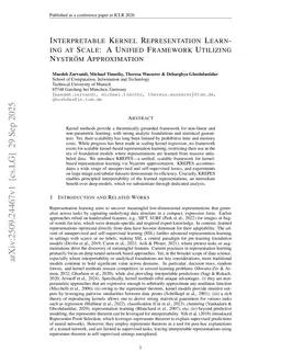 Interpretable Kernel Representation Learning at Scale: A Unified Framework Utilizing Nyström Approximation