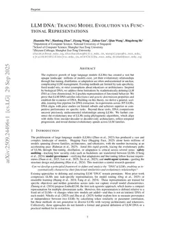 LLM DNA: Tracing Model Evolution via Functional Representations