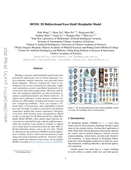 BFSM: 3D Bidirectional Face-Skull Morphable Model