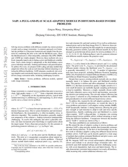 SAIP: A Plug-and-Play Scale-adaptive Module in Diffusion-based Inverse Problems