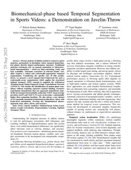 Biomechanical-phase based Temporal Segmentation in Sports Videos: a Demonstration on Javelin-Throw