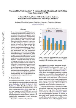 Can you SPLICE it together? A Human Curated Benchmark for Probing Visual Reasoning in VLMs