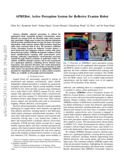 APREBot: Active Perception System for Reflexive Evasion Robot