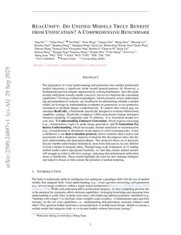 RealUnify: Do Unified Models Truly Benefit from Unification? A Comprehensive Benchmark