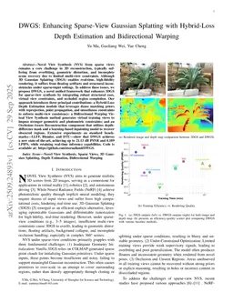 HBSplat: Robust Sparse-View Gaussian Reconstruction with Hybrid-Loss Guided Depth and Bidirectional Warping