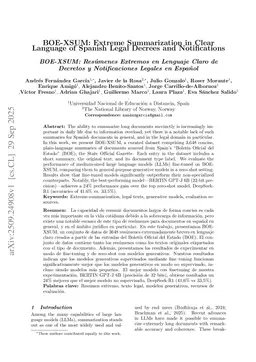 BOE-XSUM: Extreme Summarization in Clear Language of Spanish Legal Decrees and Notifications