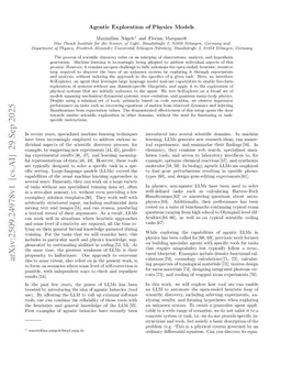 Agentic Exploration of Physics Models