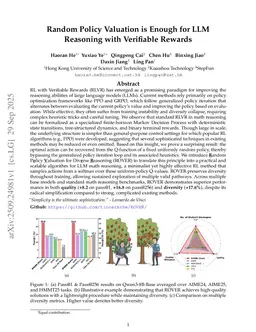 Random Policy Valuation is Enough for LLM Reasoning with Verifiable Rewards