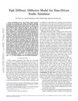 Path Diffuser: Diffusion Model for Data-Driven Traffic Simulator
