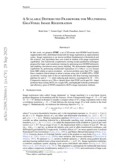A Scalable Distributed Framework for Multimodal GigaVoxel Image Registration
