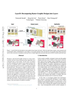 LayerD: Decomposing Raster Graphic Designs into Layers